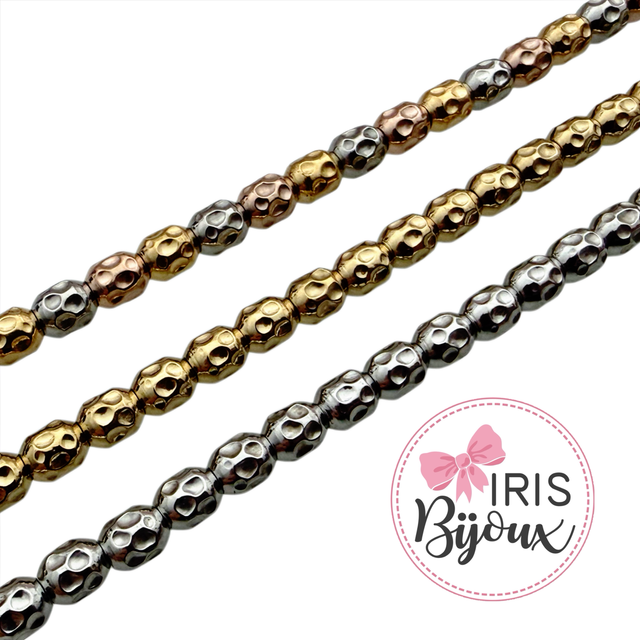 Bracciale pepite allungate 