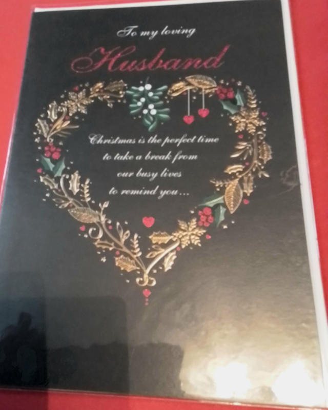 Husband Christmas Card 