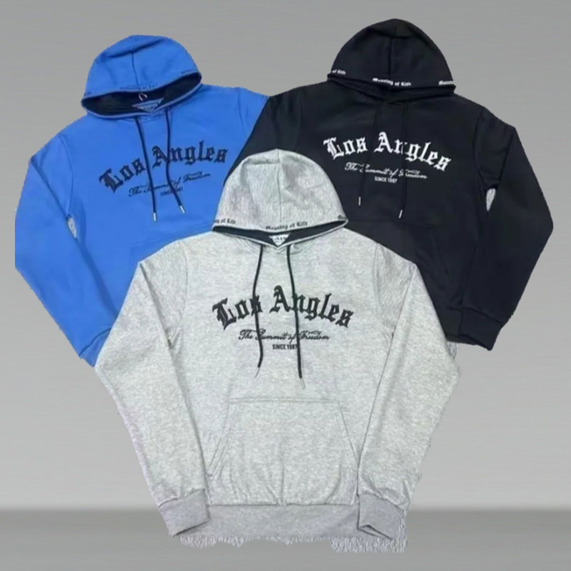 Felpa XNAME con stampa Ricamo SKY-BLU