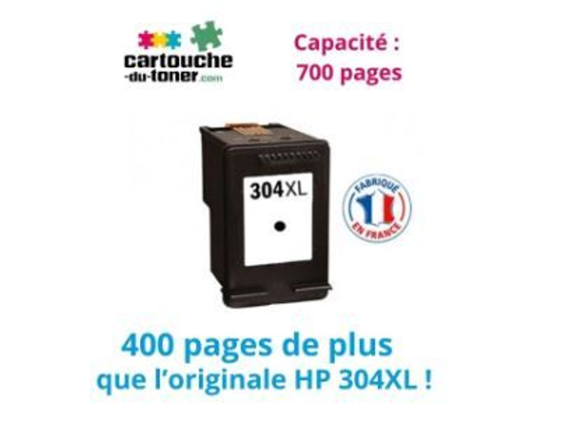304 XL HP Compatible  BLACK HCB000272