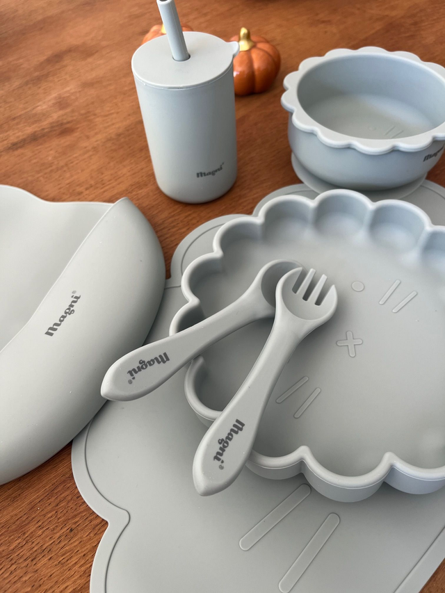 Set repas en silicone 