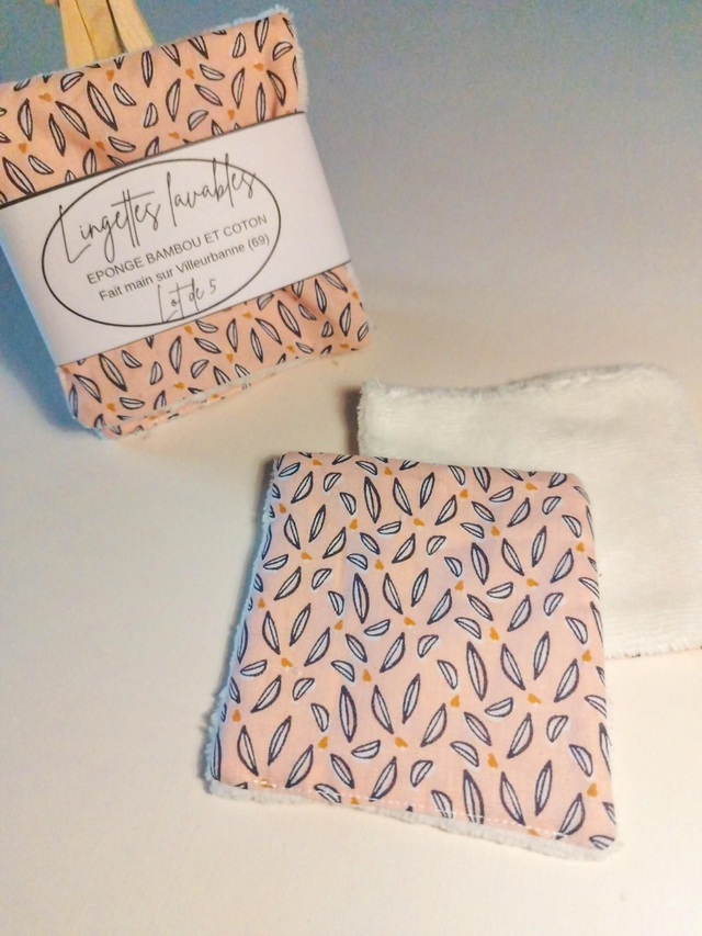 Lingettes démaquillantes Feuillage poudré