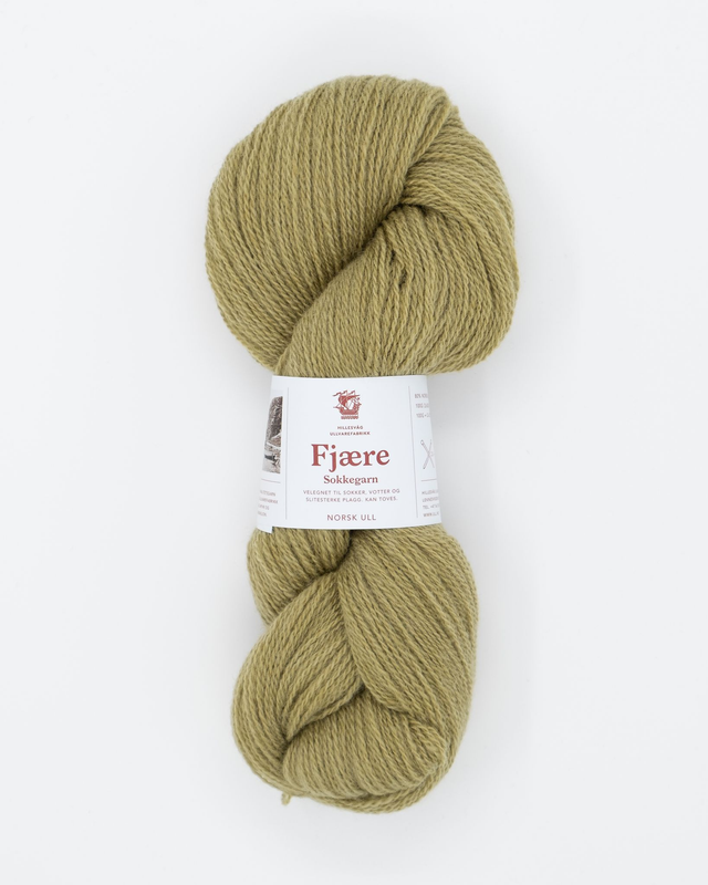 0558 - Dusty Yellow Green (Fjære Sokkegarn)