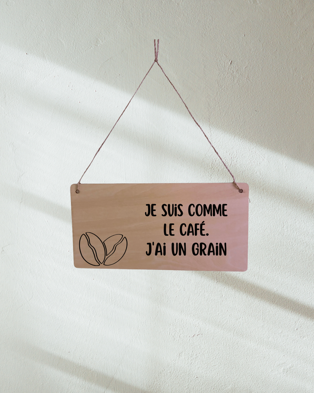 Plaque décorative Café