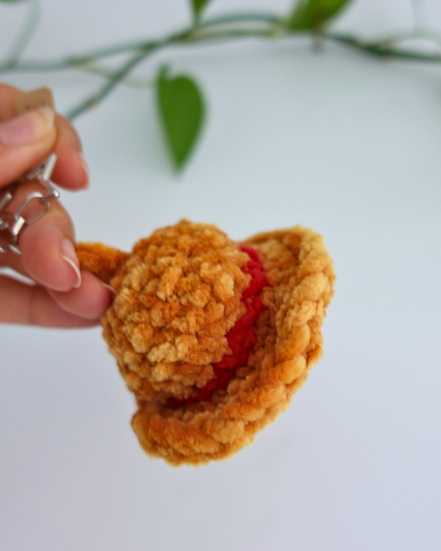 Charm Luffy | Bijou de sac ou porte-clés en crochet 