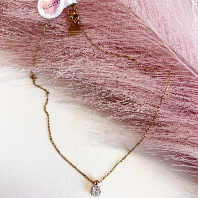 Collana acciaio Punto Luce 