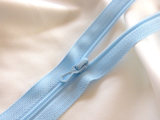 Spirale 4mm Ciel - Fermeture Eclair