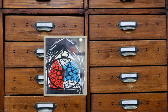 Rosace cathédrale de Reims