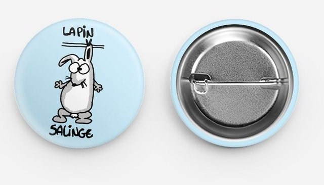 Badge humoristique pour les amateurs d'animaux et de propreté ! 