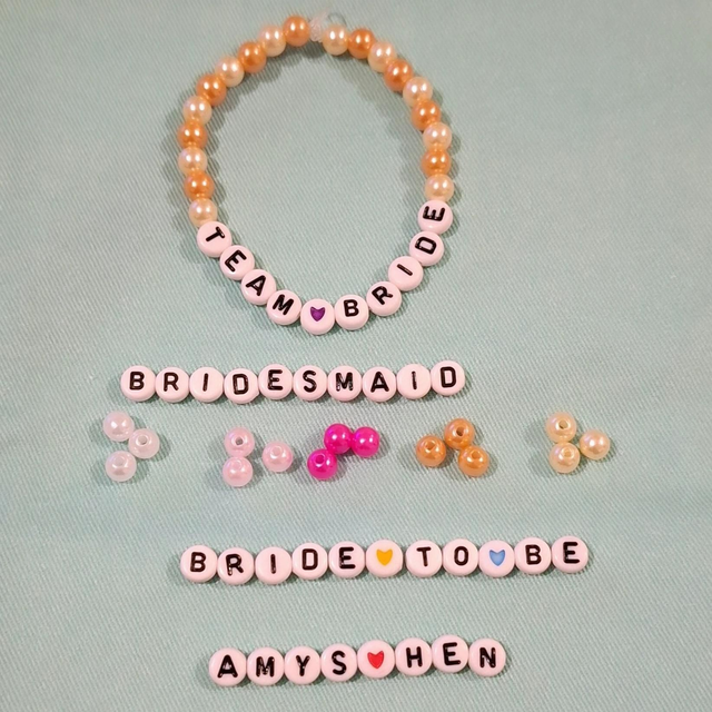 Hen party beaded bracelets 