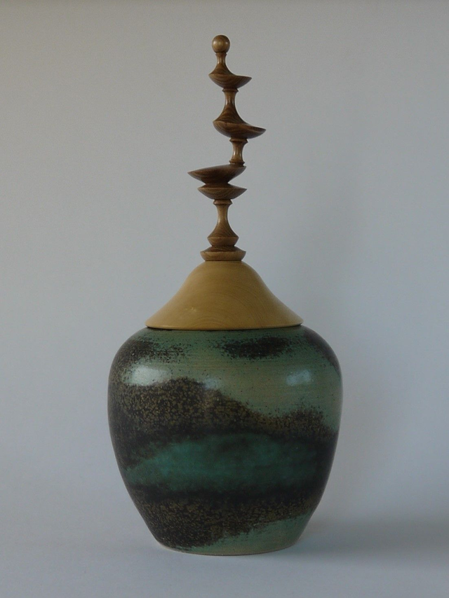 Pot à fleuron grès haute température réf. 2393