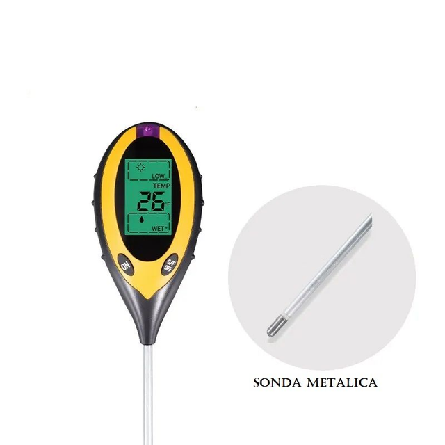 Sensor humedad y pH para tierra