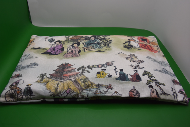 Kirschkernkissen Japanisches Motiv 