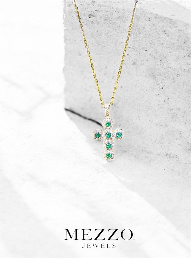 Γυναικείο ~Emerald Cross~ Σταυρουδάκι 