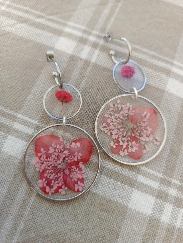 Modèle unique - Fleurs rouges &amp; roses