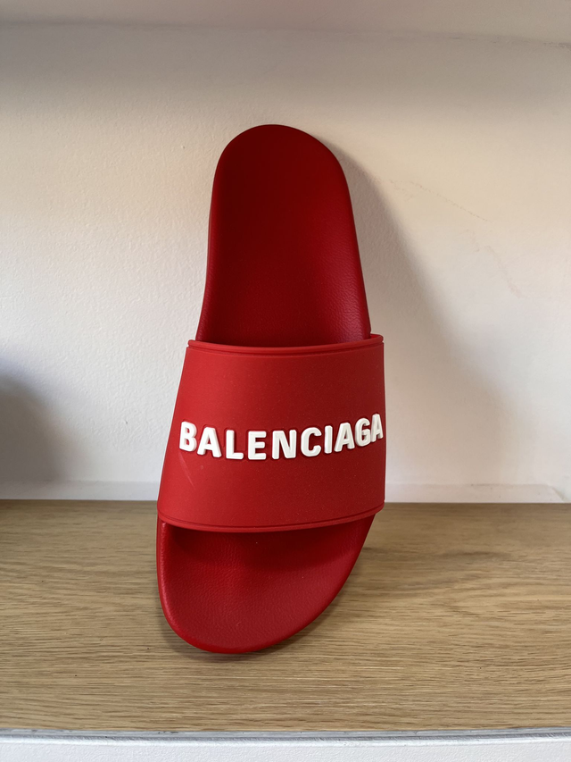 Balenciaga Slippers Red Size 43 - NEW
