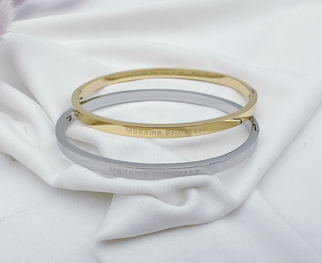 Jonc message “ Madame princesse”