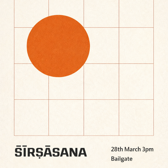 Headstand clinic Saturday 28th March 3-4pm