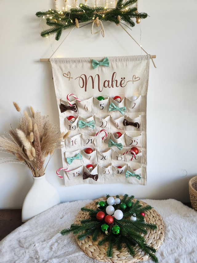 Calendrier de l&#039;Avent à remplir