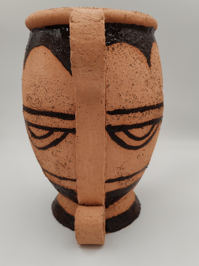 Vase en chamotte style antique grand modèle