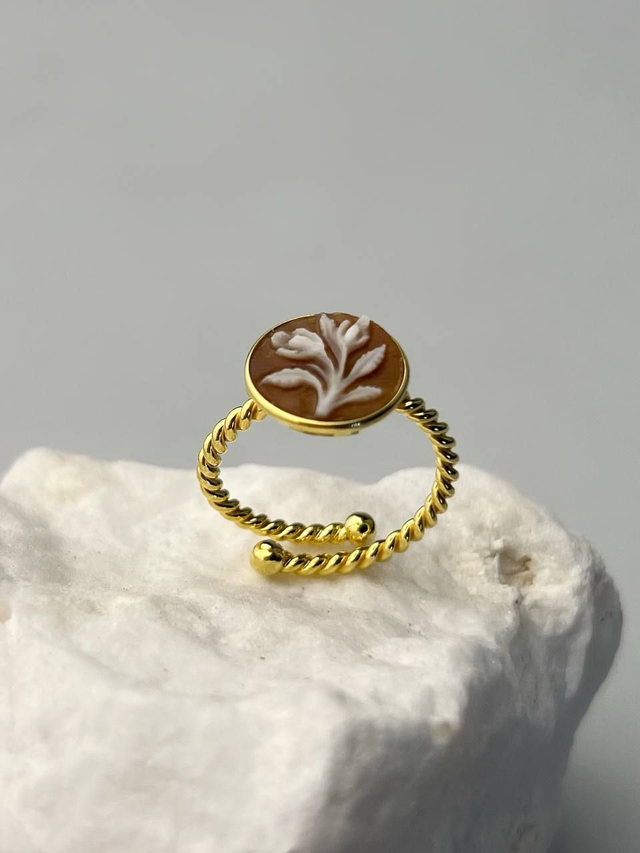  Anello Cammeo Minimal