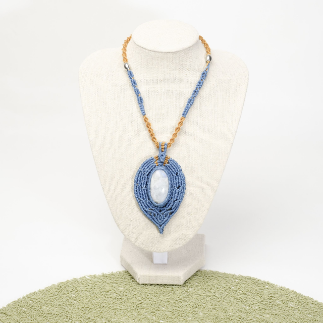 Collier bicolore Pierre de Lune