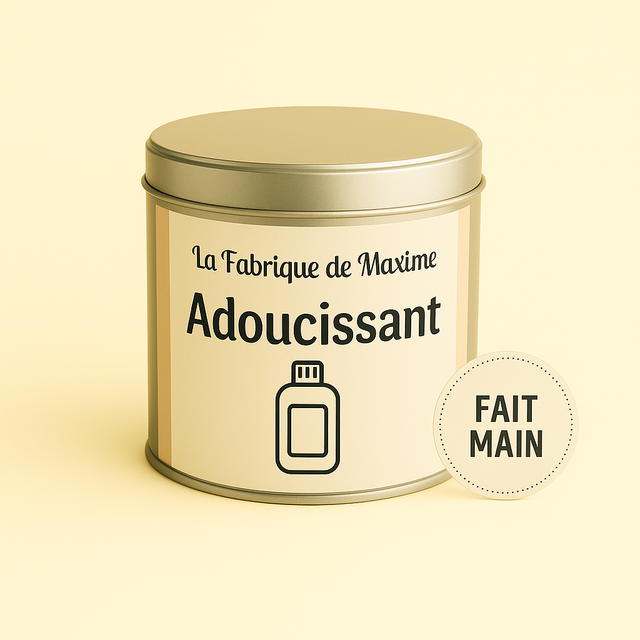 Bougie artisanale parfumée Adoucissant  – 150gr
