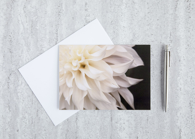 Dahlia Blank Card
