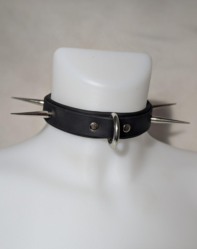 Collier "Erato" Biothane noir 🌱