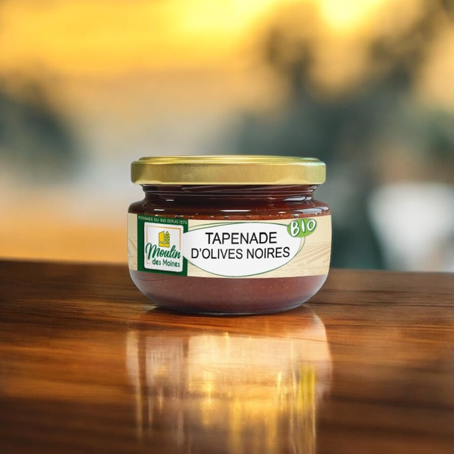 Tapenade d'olives noires bio