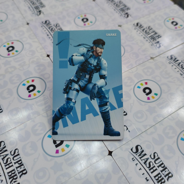 Tarjeta Amiibo Snake / Smash Bros