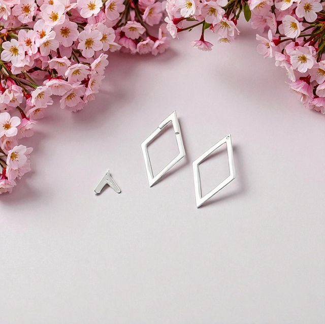 Boucles d’oreilles VALLORA | Argenté en acier inoxydable 