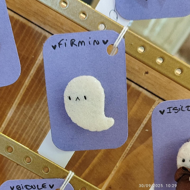 Broche fantôme &quot;Firmin&quot;