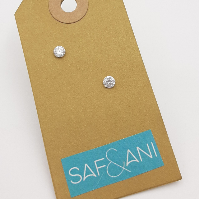 Cubic Zirconia Stud Earring