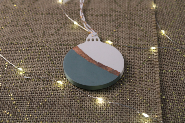 Les suspension boule bicolore