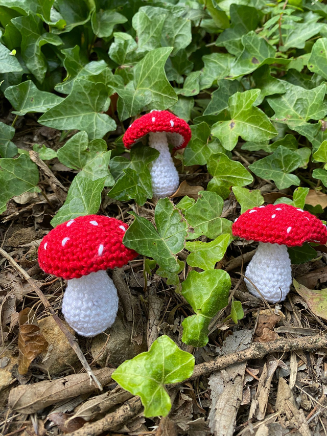 Porte-clé champignon