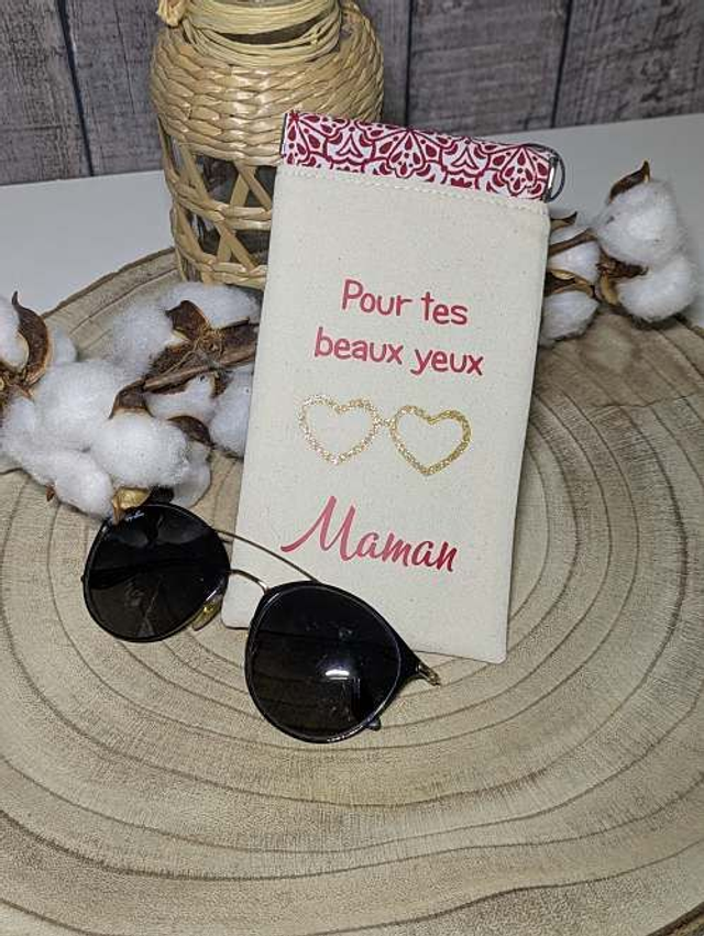 Étui lunettes à clapet