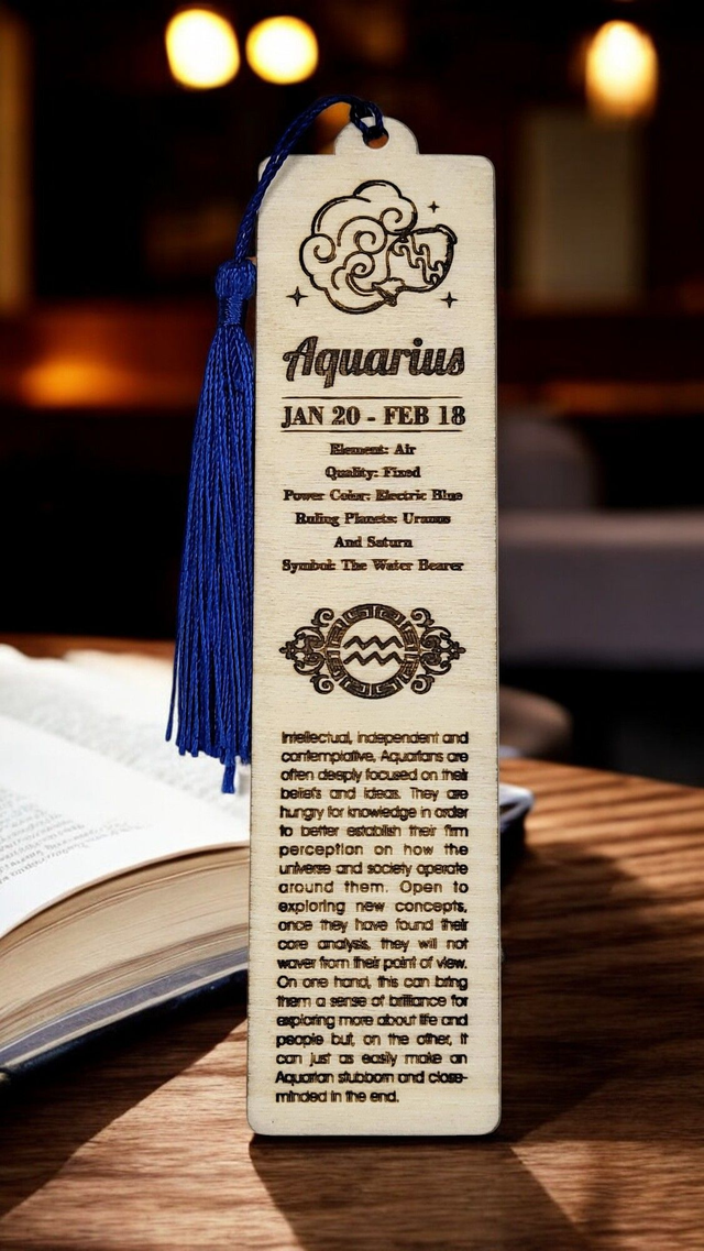 Bookmarks - Signs of the Zodiac - Aquarius