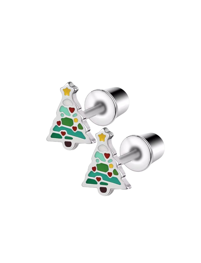 Christmas Tree Mini Comfort Back Studs