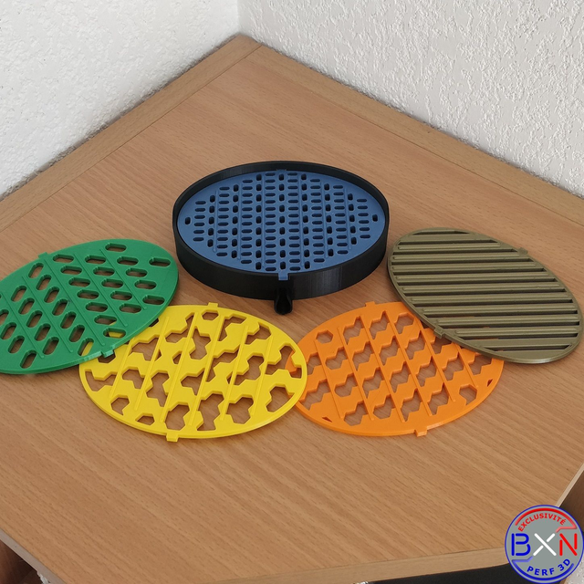 Support à savon avec drain personnalisable