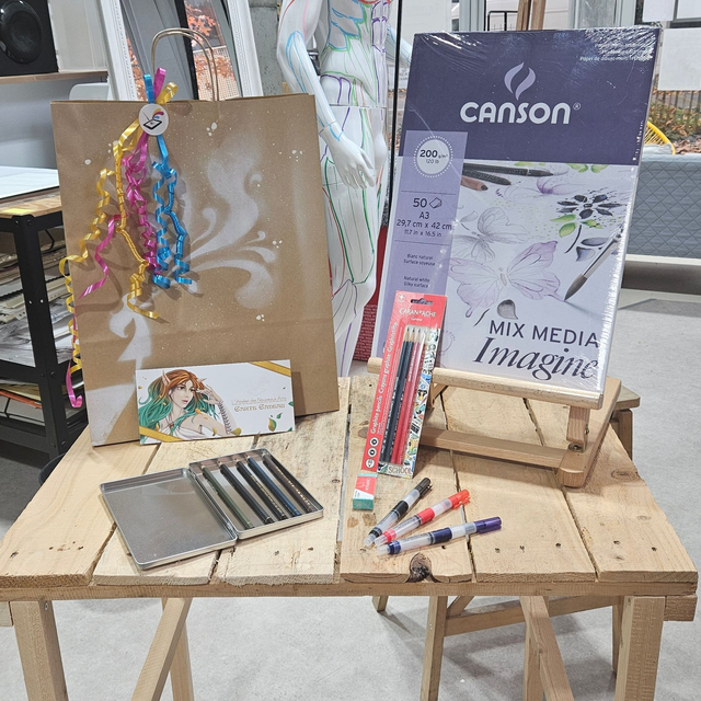 Set graphite aquarellable