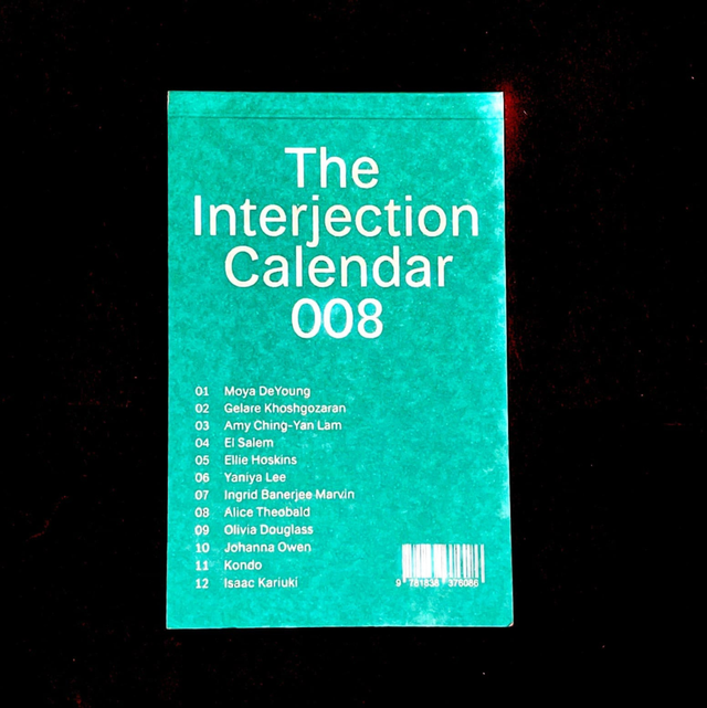 The Interjection Calendar 008