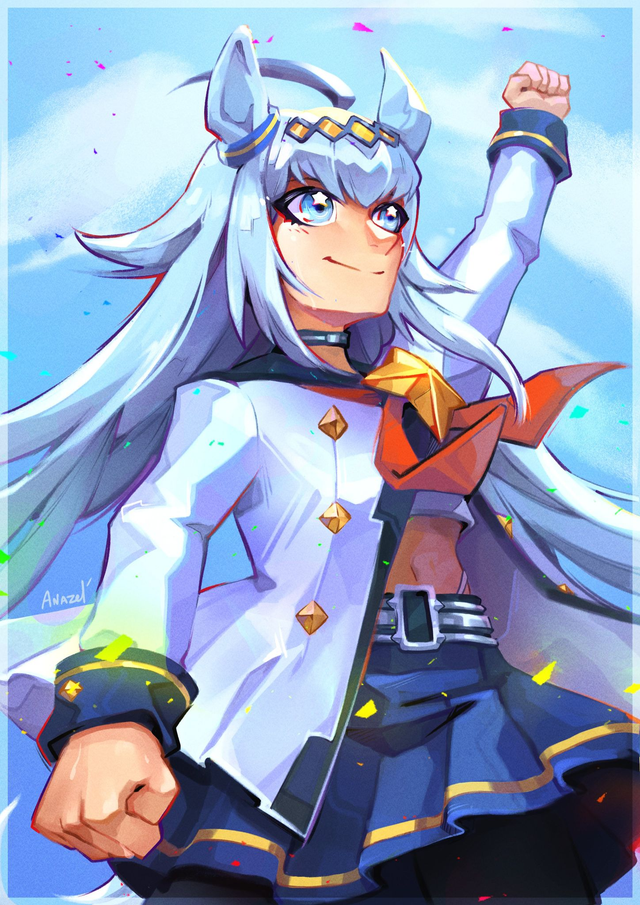 Illustration Oguri Cap A4 (21 x 29,7 cm) 