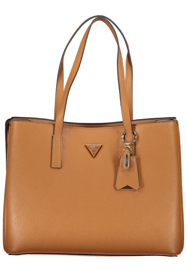 6874GUESS JEANS BORSA DONNA MARRONE