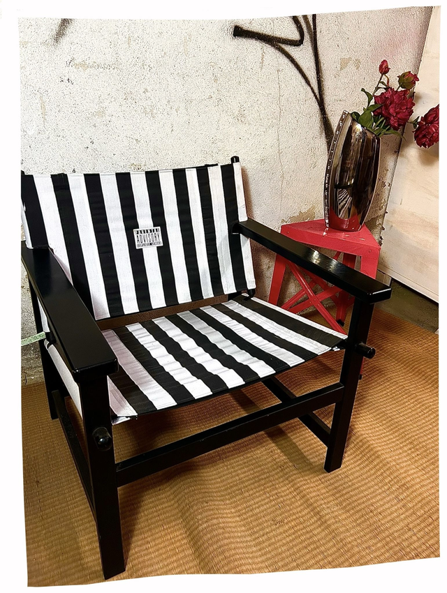 Fauteuil safari par Hyllinge Mobler 1970, retapissé