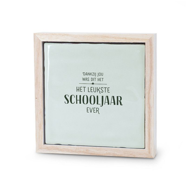Liefs Tegeltje - Schooljaar