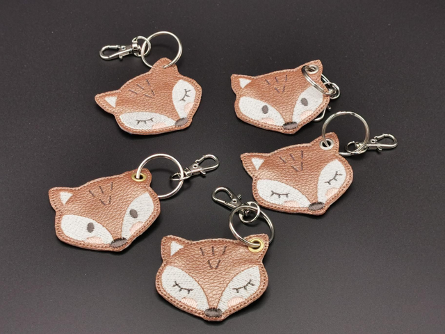 Porte-clés tête de renard