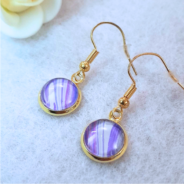 AURORE FLORALE - Boucles d'oreilles - Métal doré