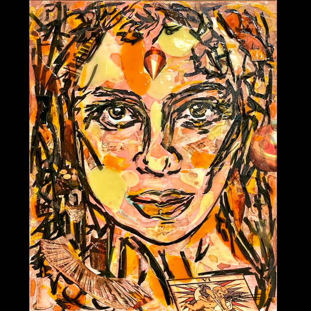 La Voyante - 40x50cm - 2023