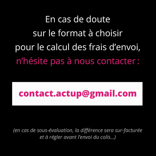 T-shirt « INDÉTECTABLE = INTRANSMISSIBLE » - Act Up Sud-Ouest